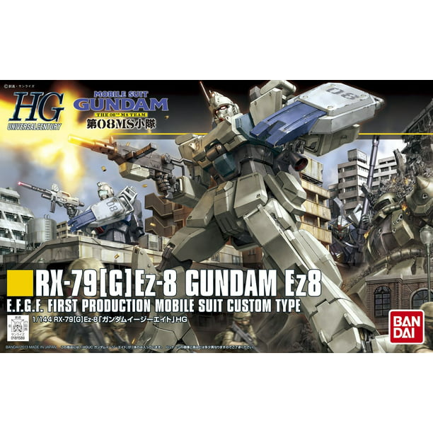 Bandai HG 08th MS Team 1/144 Rx-79 G Ez-8 Gundam Ez8 HGUC 181589 for sale online 